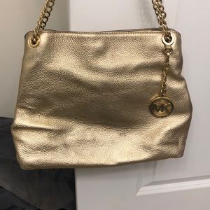Metallic Gold Michael Kors Purse
